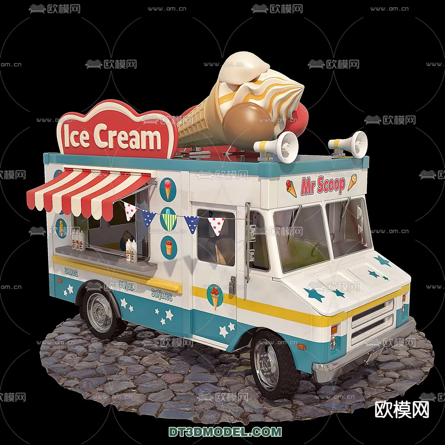 STREET VENDOR CART – 3D MODELS – 102