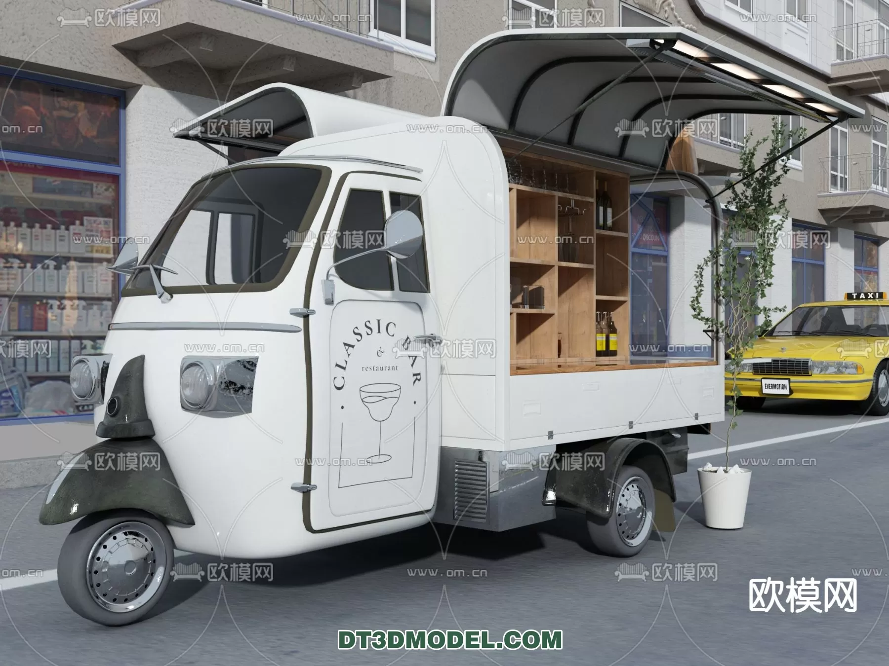 STREET VENDOR CART – 3D MODELS – 125