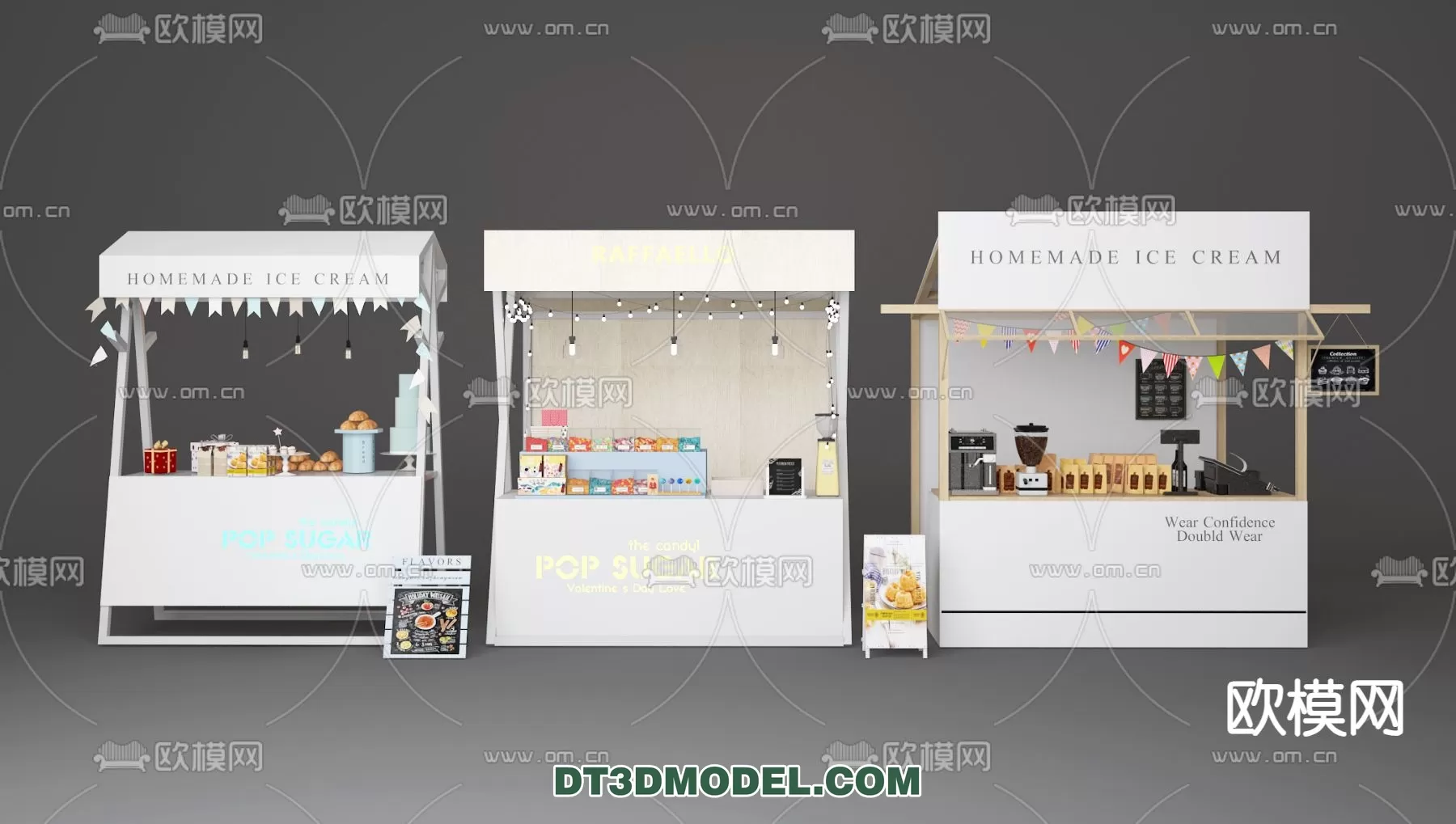 STREET VENDOR CART – 3D MODELS – 129