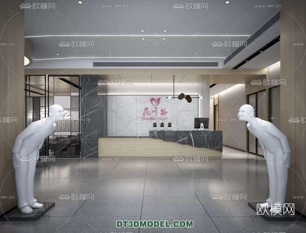 RECEPTION 3D MODEL – MODERN STYLE – 004