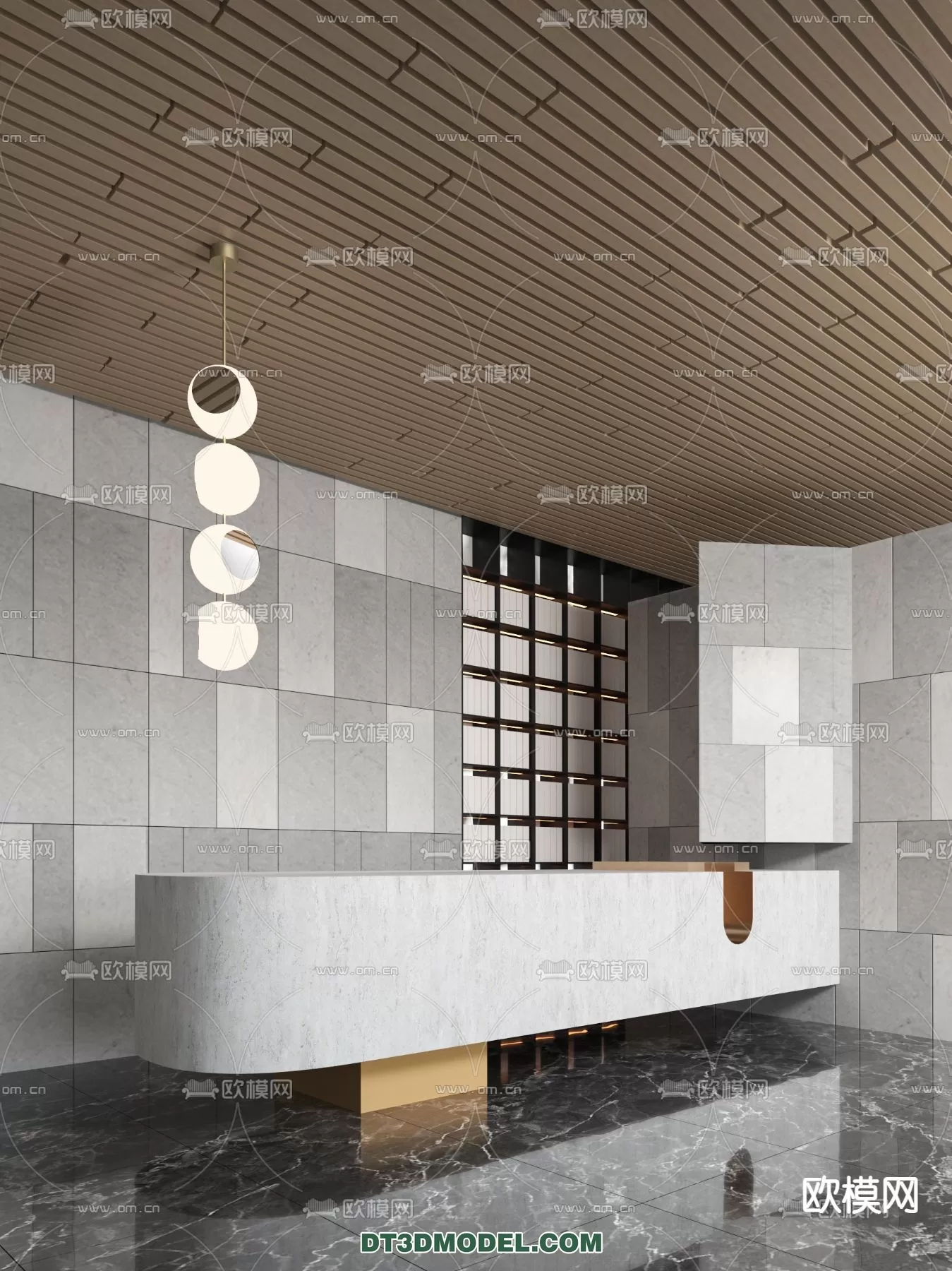 RECEPTION 3D MODEL – MODERN STYLE – 012