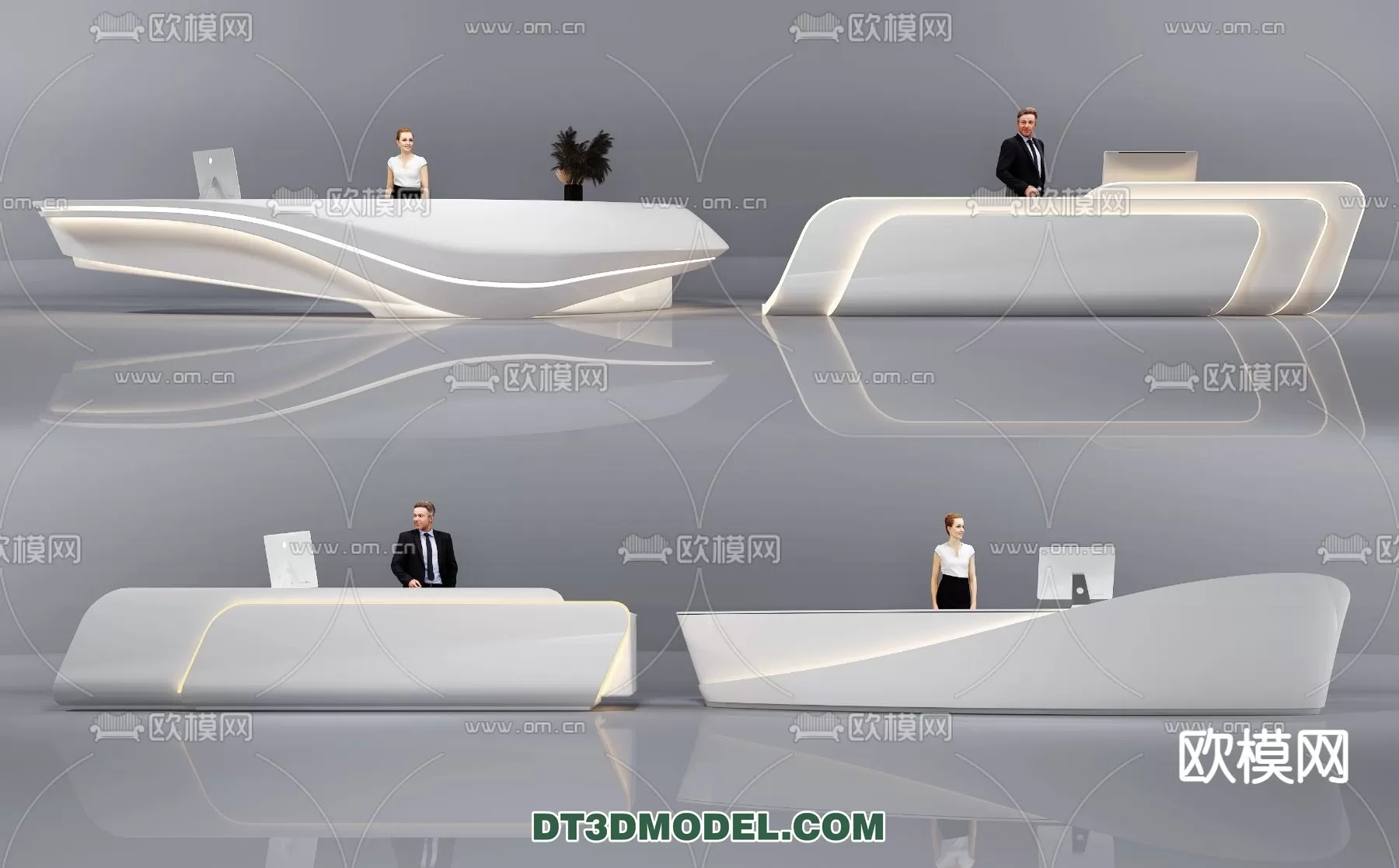 RECEPTION 3D MODEL – MODERN STYLE – 018