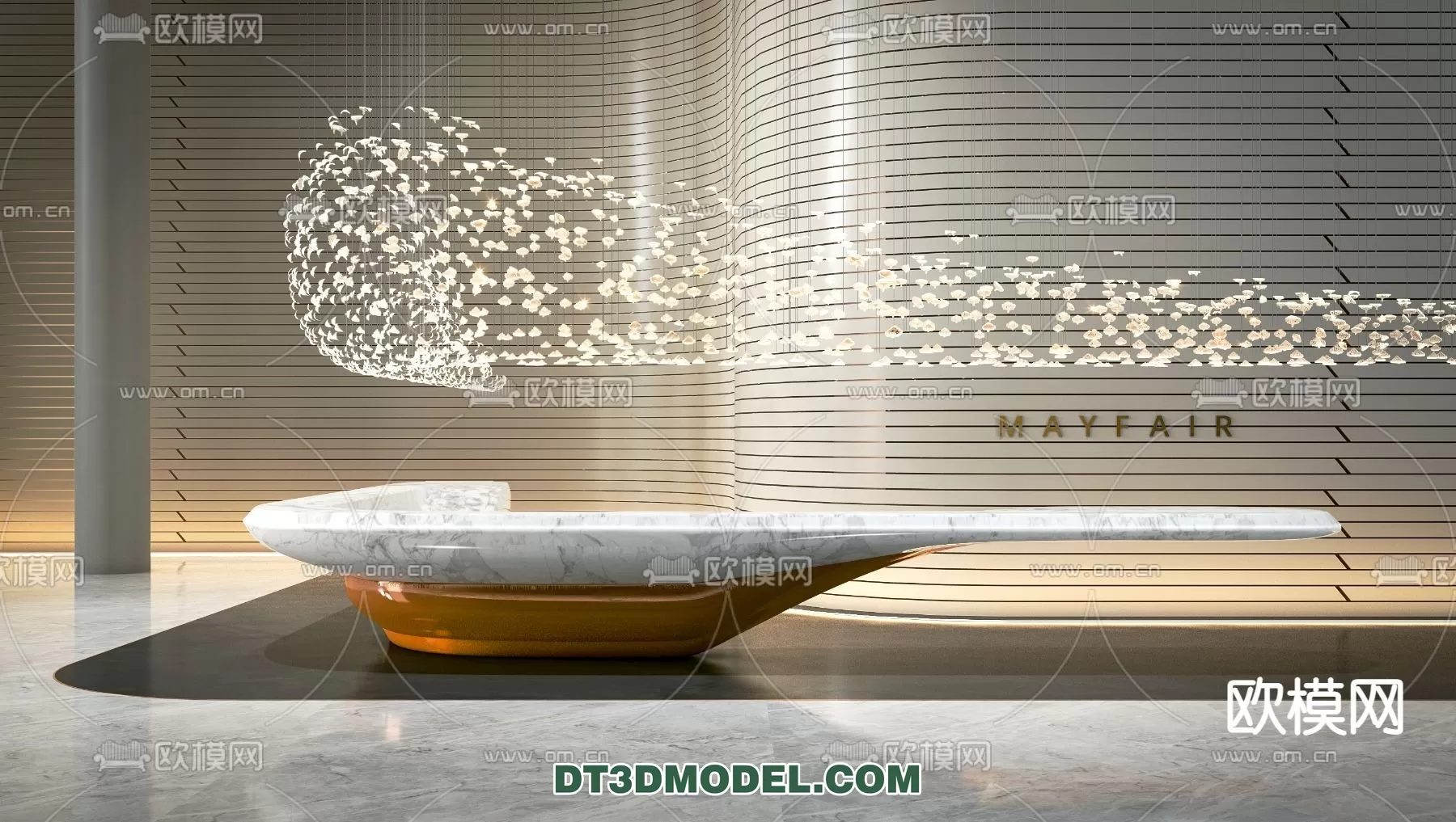 RECEPTION 3D MODEL – MODERN STYLE – 023