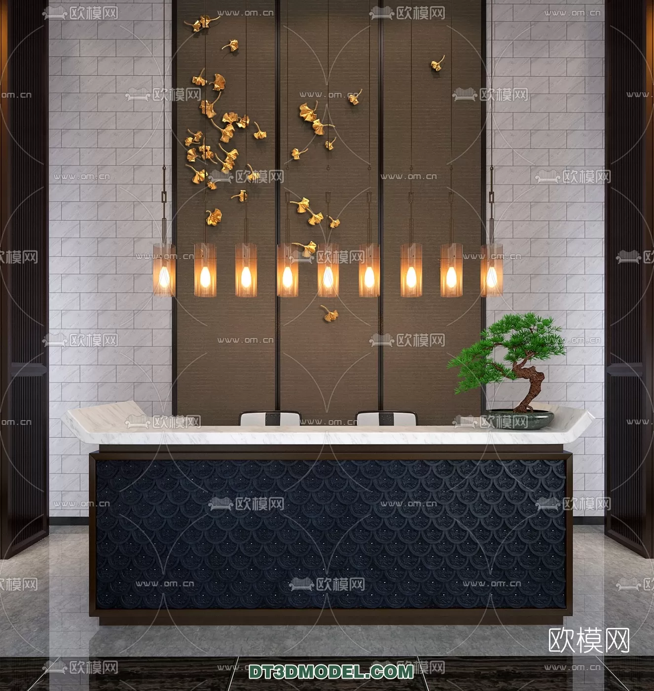 RECEPTION 3D MODEL – MODERN STYLE – 027