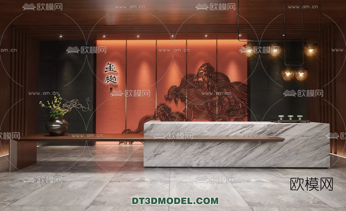 RECEPTION 3D MODEL – MODERN STYLE – 028