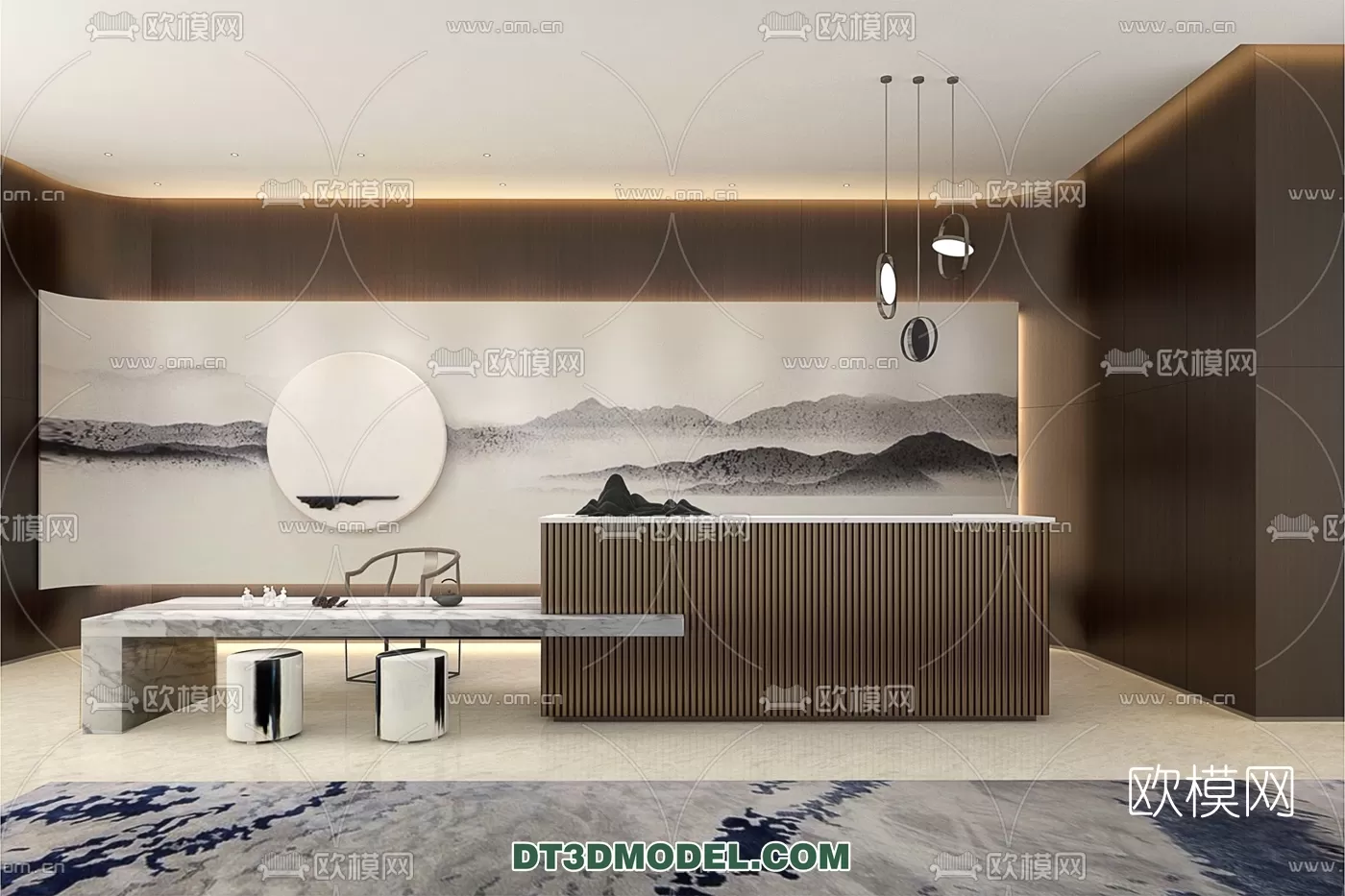 RECEPTION 3D MODEL – MODERN STYLE – 029
