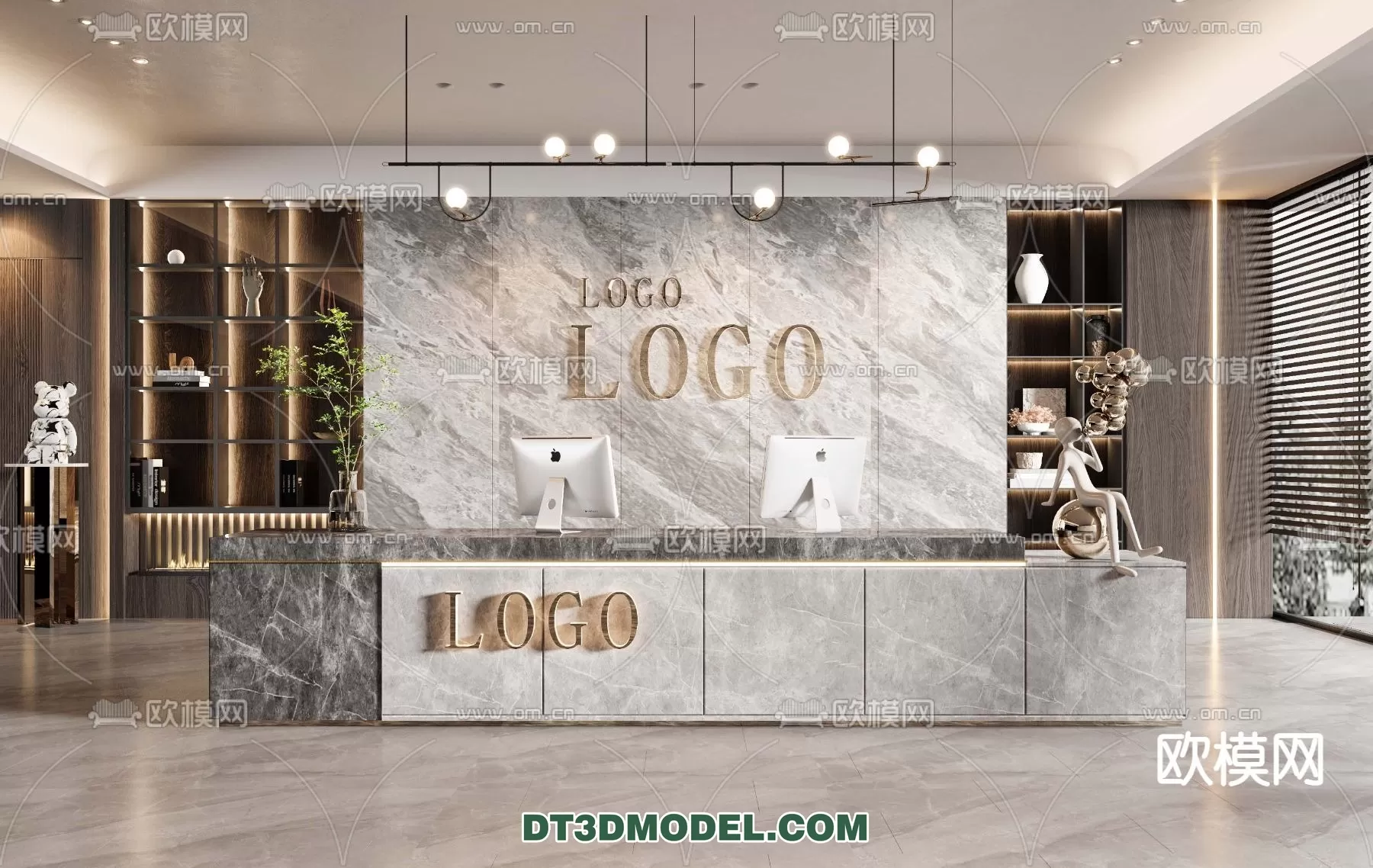 RECEPTION 3D MODEL – MODERN STYLE – 030