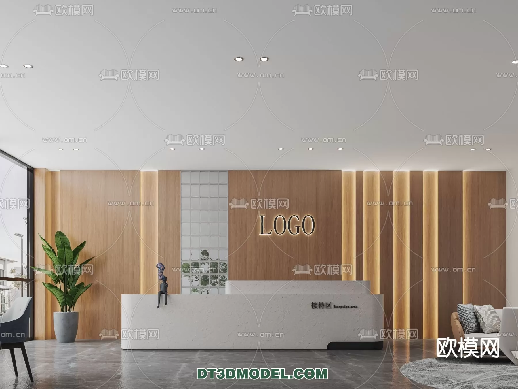 RECEPTION 3D MODEL – MODERN STYLE – 032