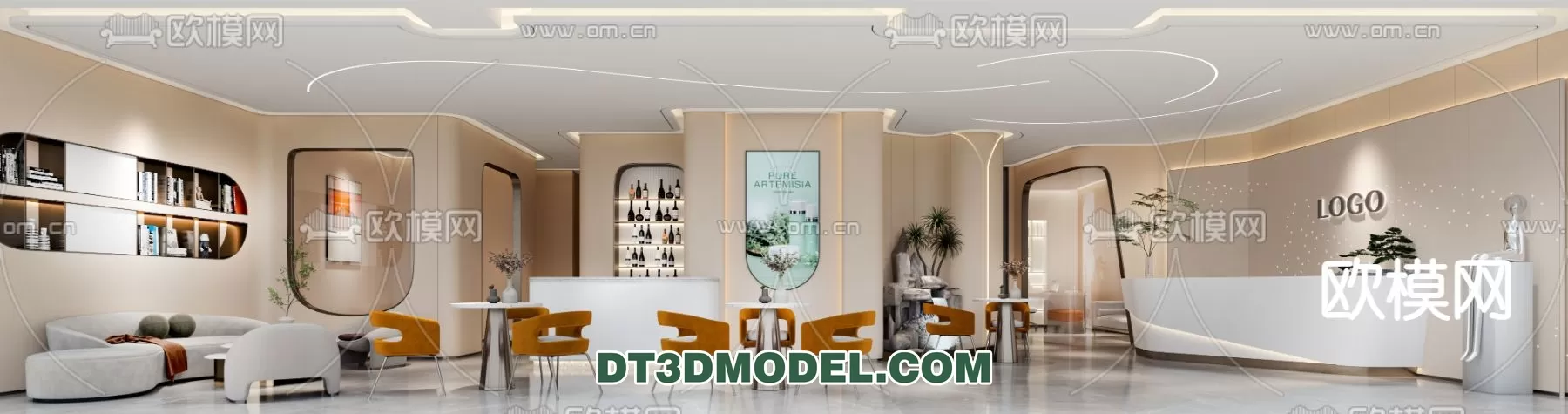 RECEPTION 3D MODEL – MODERN STYLE – 033