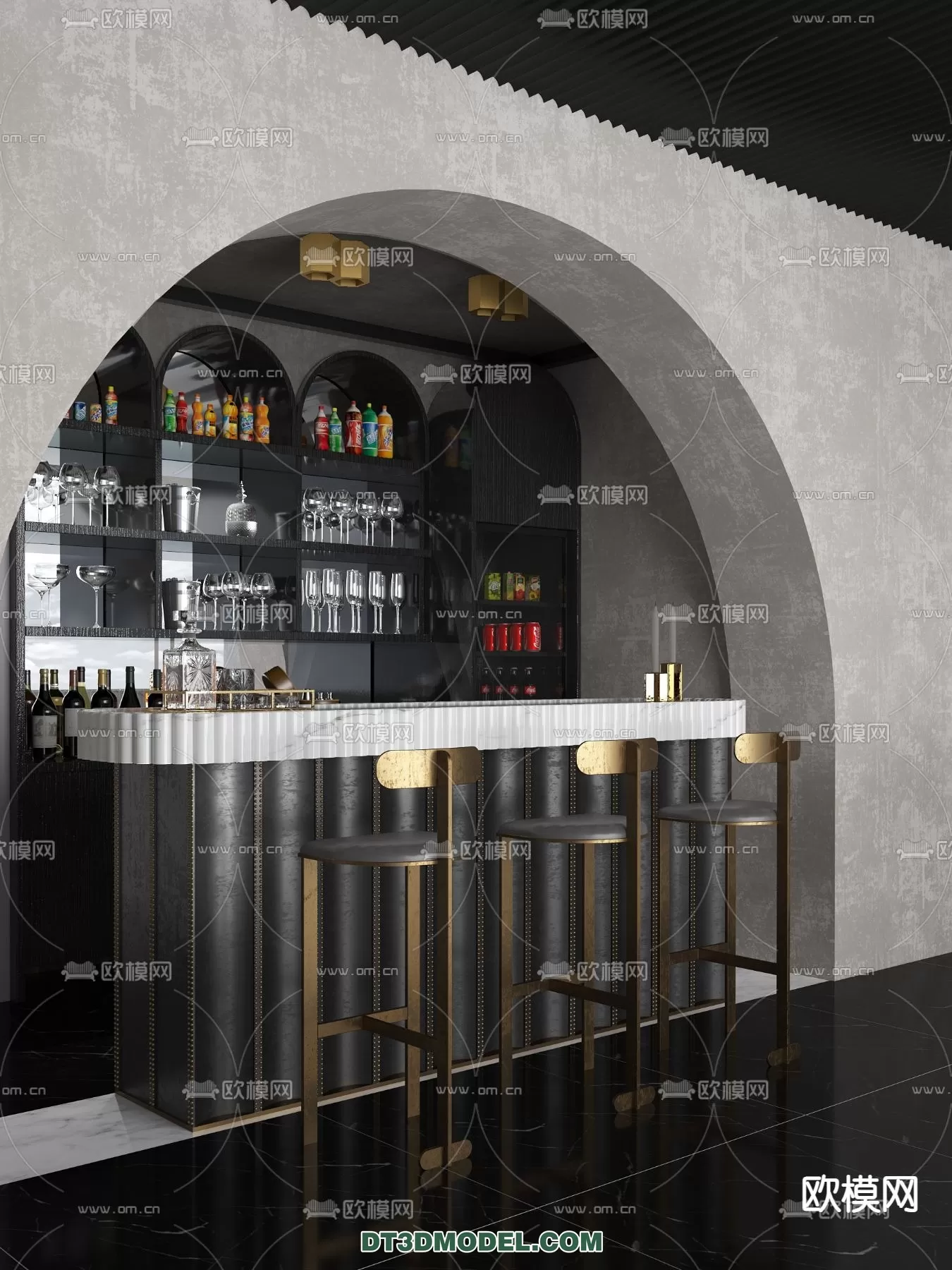 RECEPTION 3D MODEL – MODERN STYLE – 047