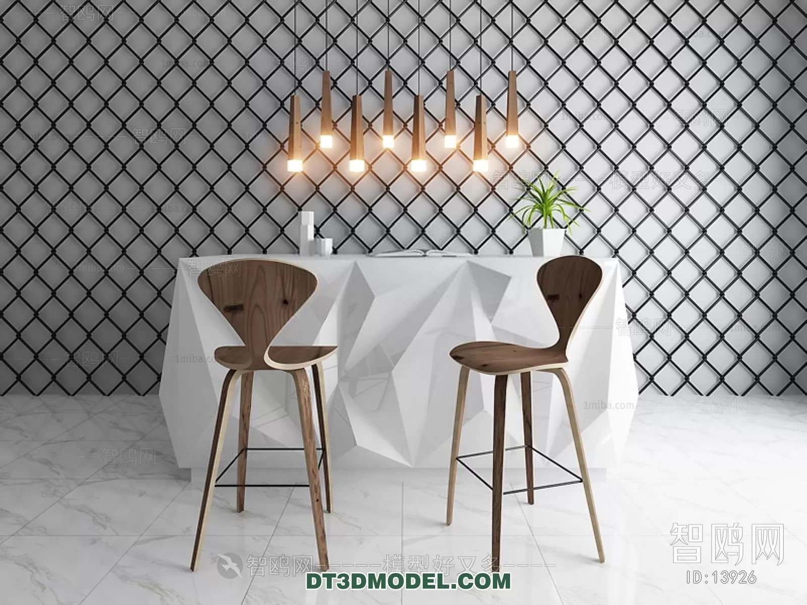 RECEPTION 3D MODEL – MODERN STYLE – 054