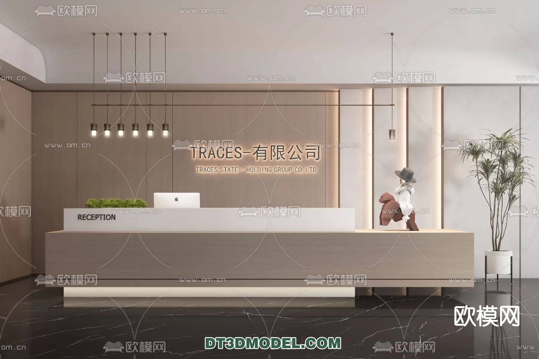 RECEPTION 3D MODEL – MODERN STYLE – 057