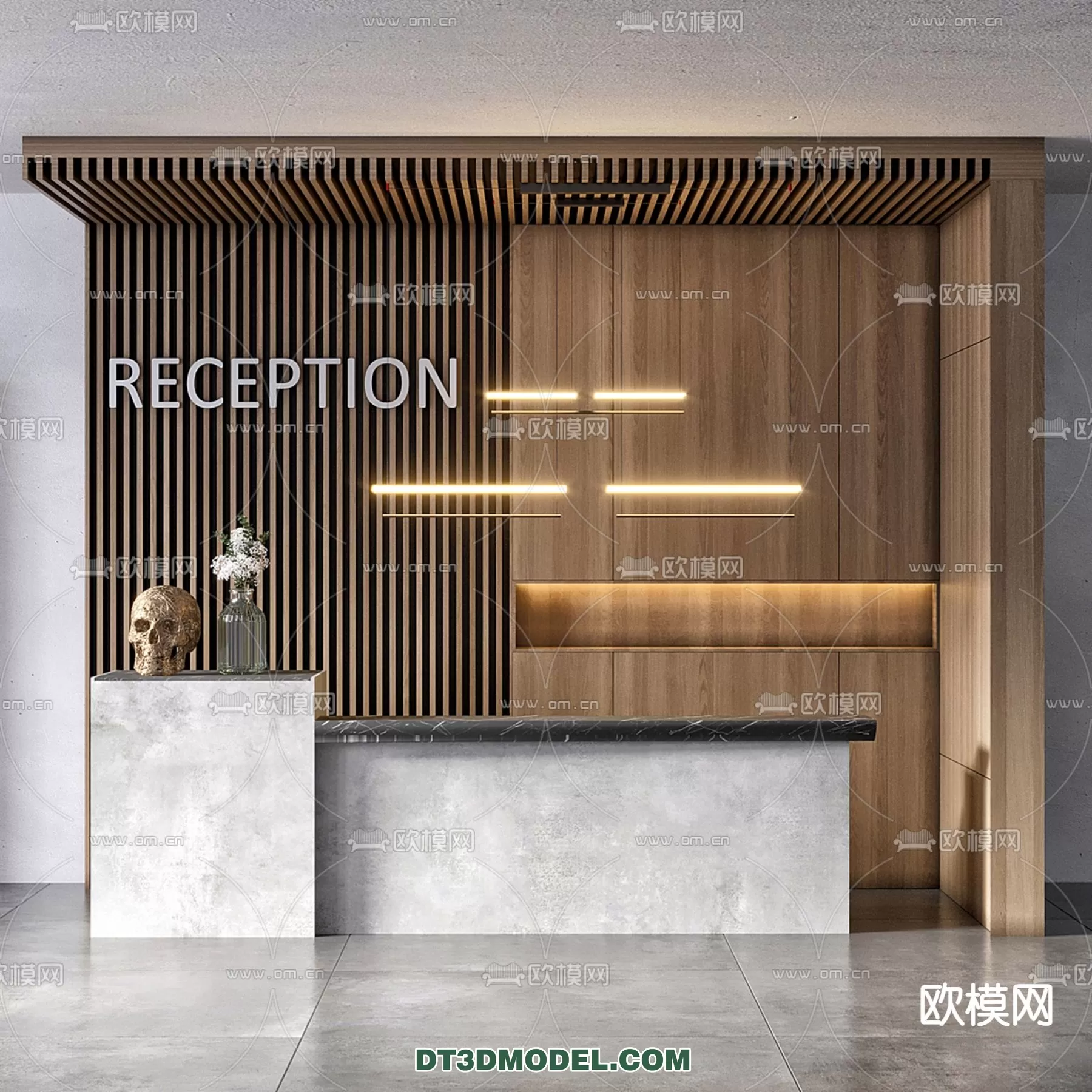 RECEPTION 3D MODEL – MODERN STYLE – 058