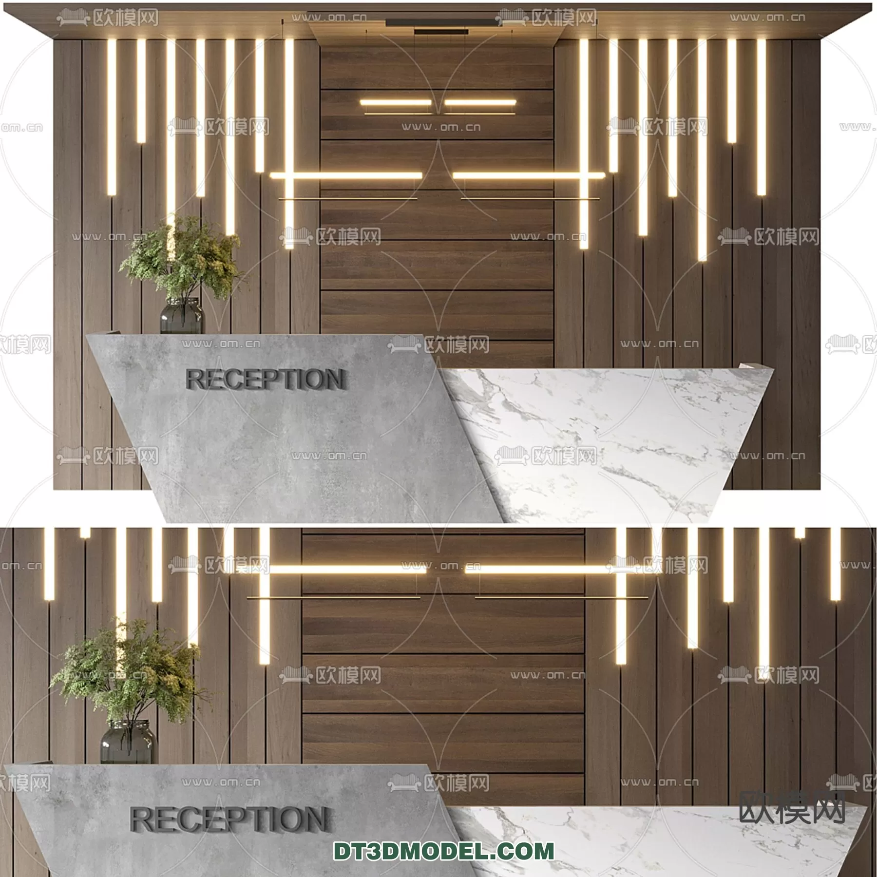 RECEPTION 3D MODEL – MODERN STYLE – 059