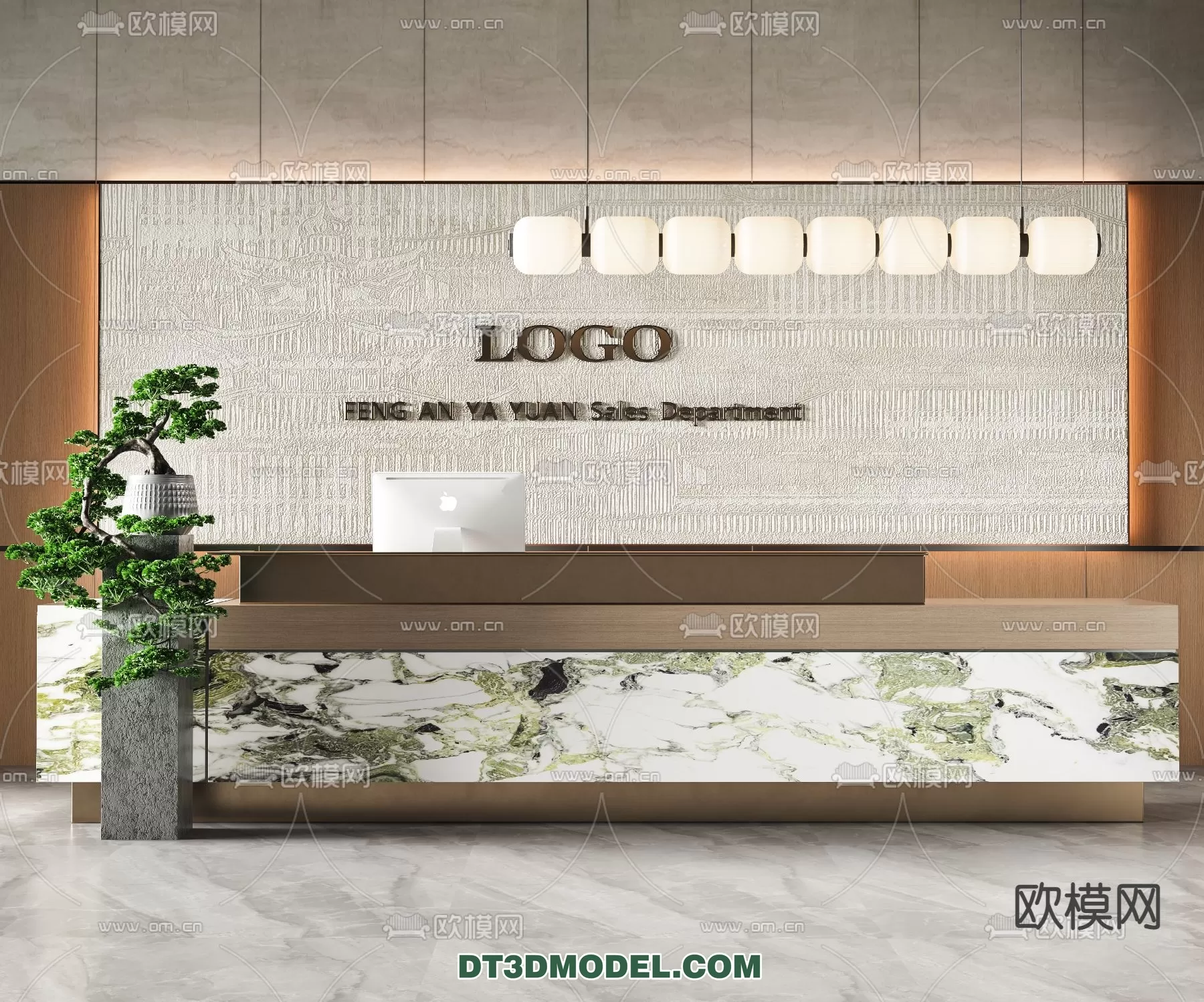 RECEPTION 3D MODEL – MODERN STYLE – 062