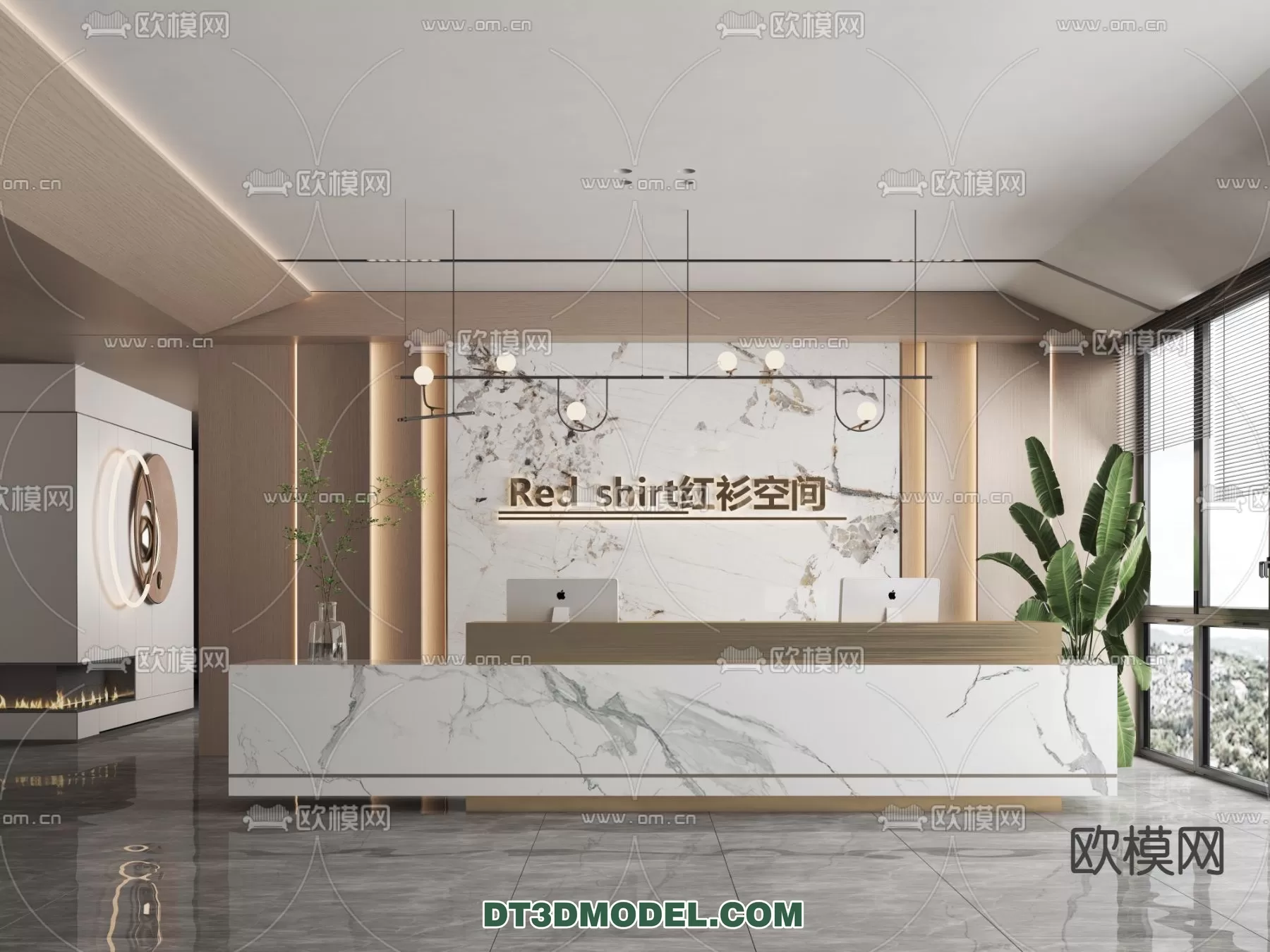 RECEPTION 3D MODEL – MODERN STYLE – 066