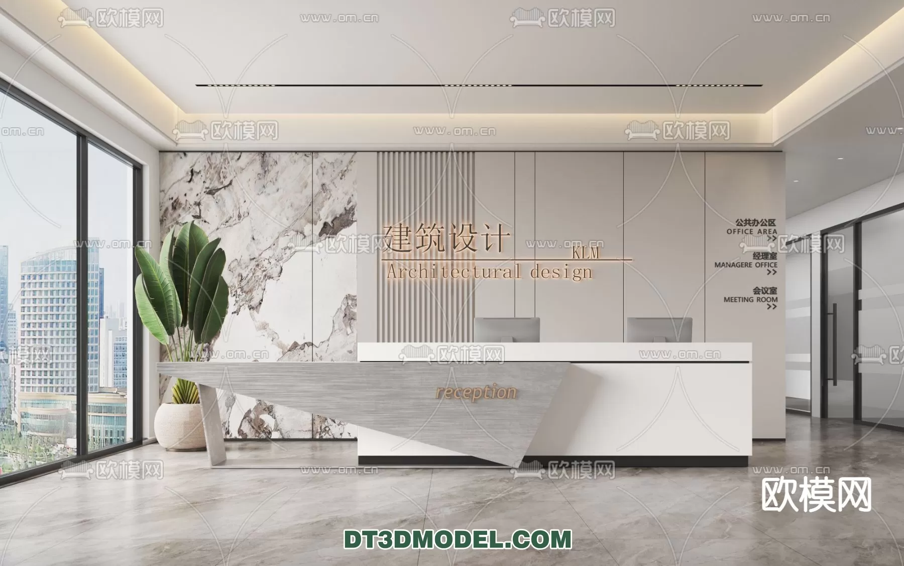 RECEPTION 3D MODEL – MODERN STYLE – 069