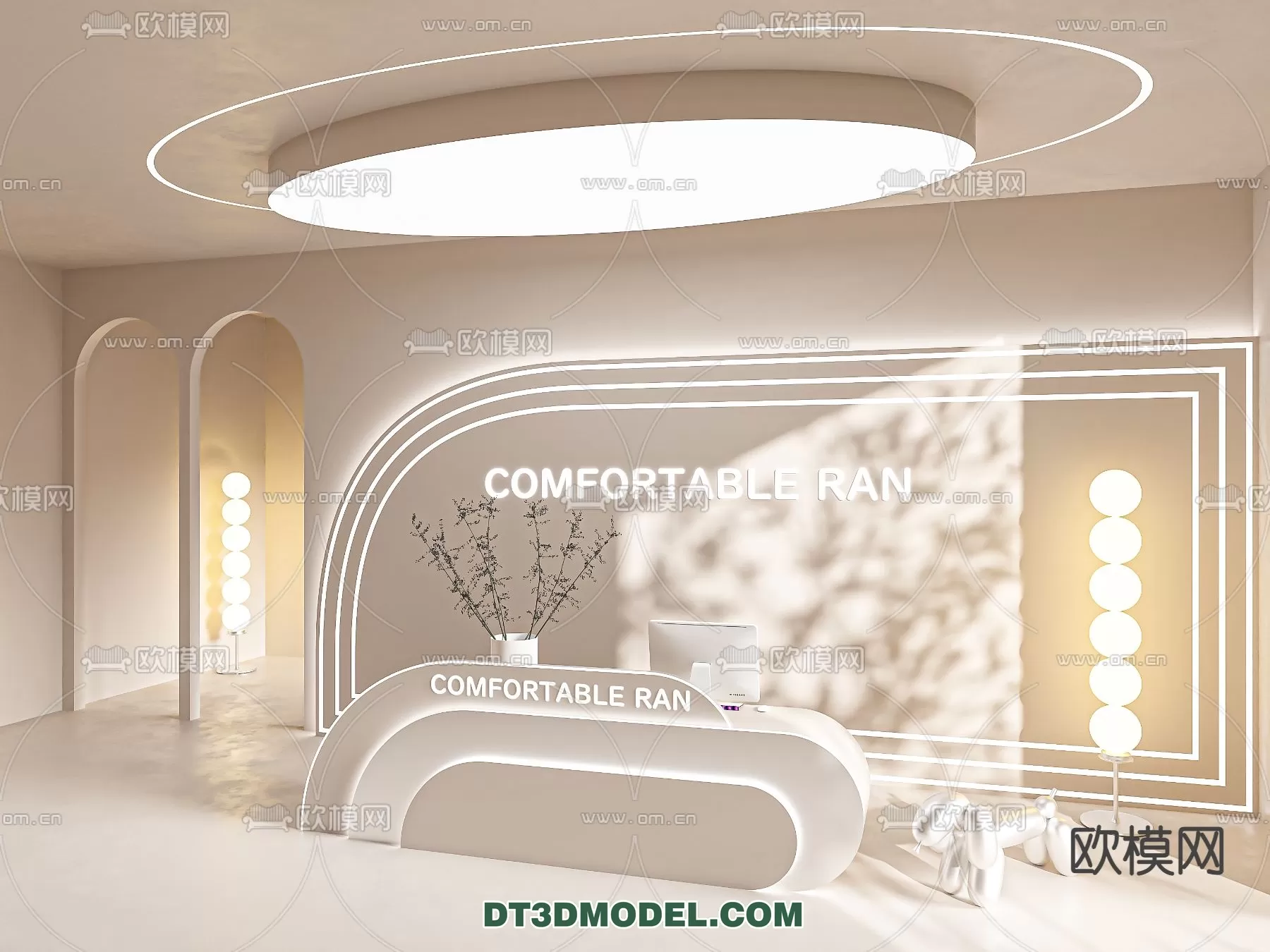 RECEPTION 3D MODEL – MODERN STYLE – 072