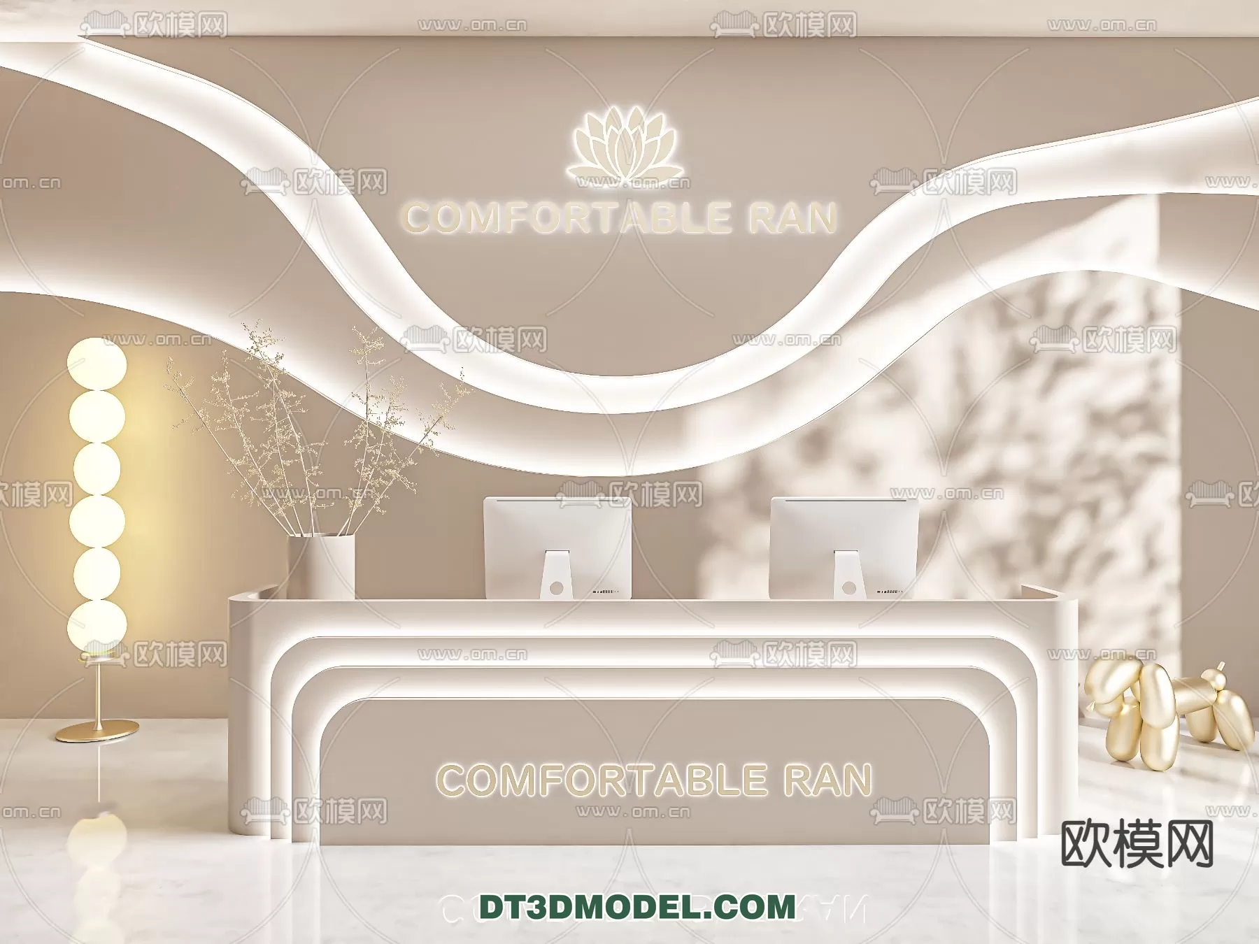 RECEPTION 3D MODEL – MODERN STYLE – 075