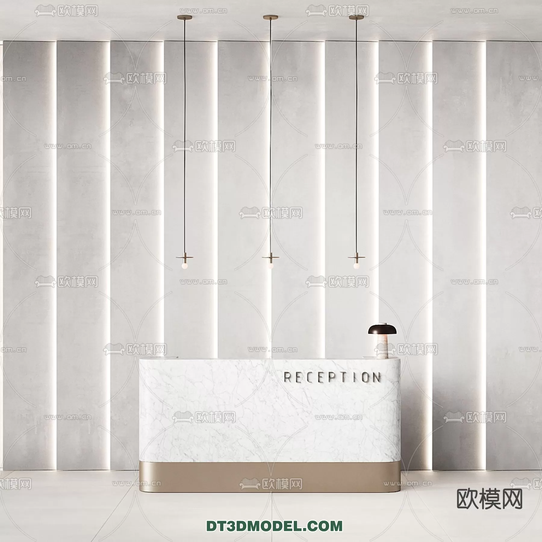 RECEPTION 3D MODEL – MODERN STYLE – 077