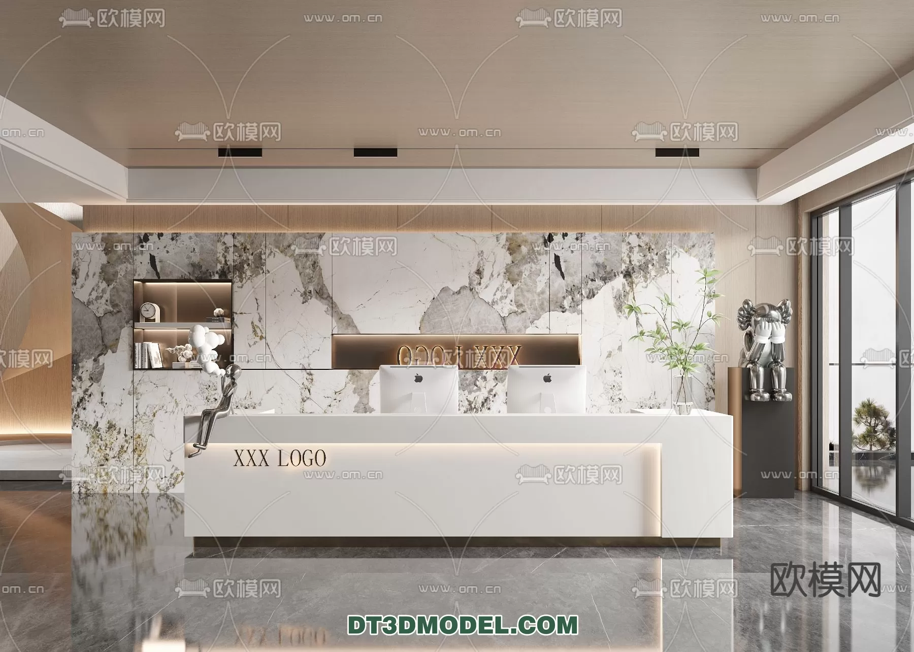 RECEPTION 3D MODEL – MODERN STYLE – 081