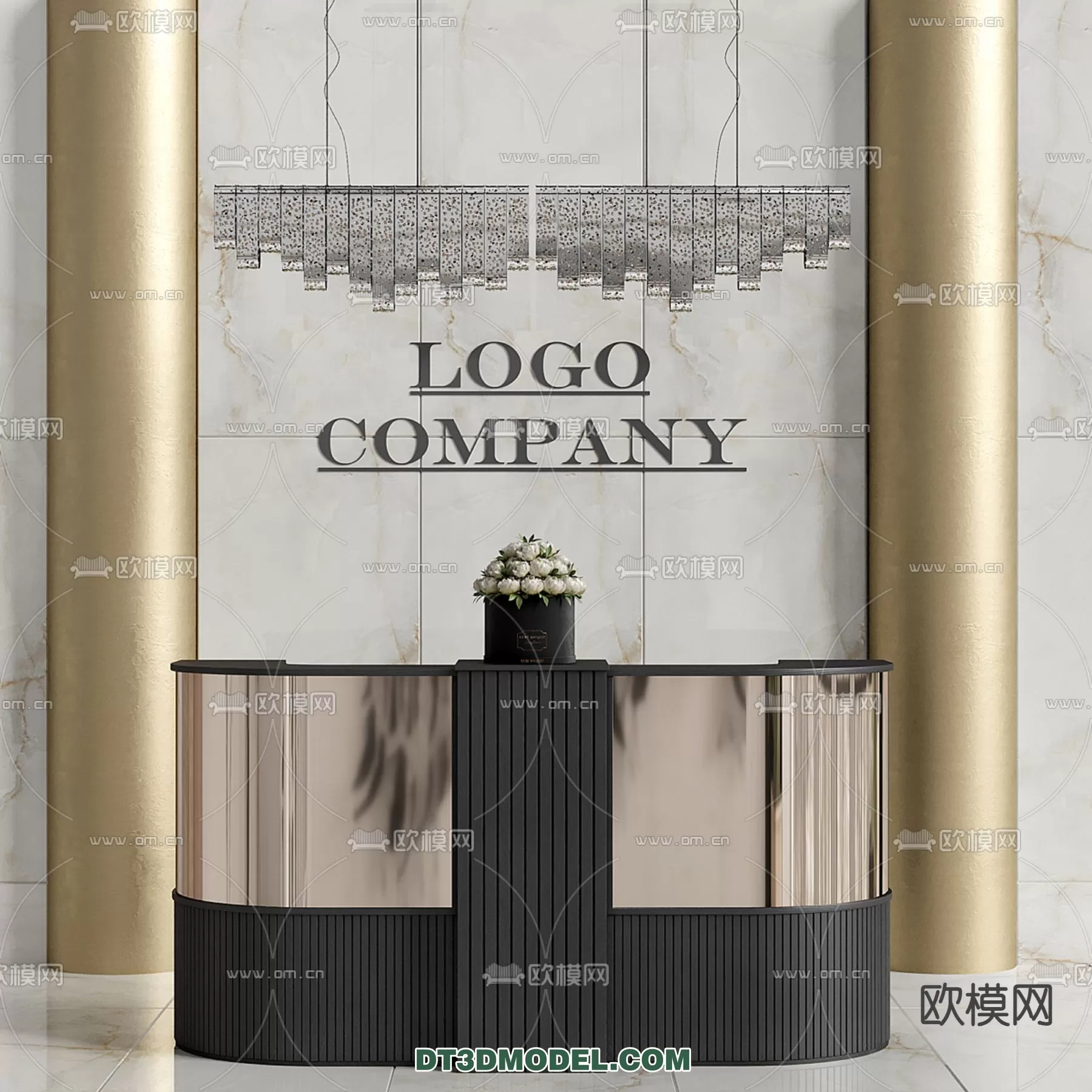 RECEPTION 3D MODEL – MODERN STYLE – 082