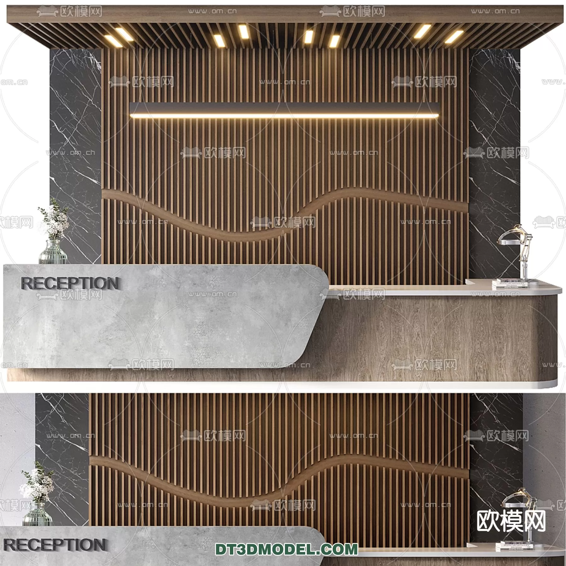 RECEPTION 3D MODEL – MODERN STYLE – 083