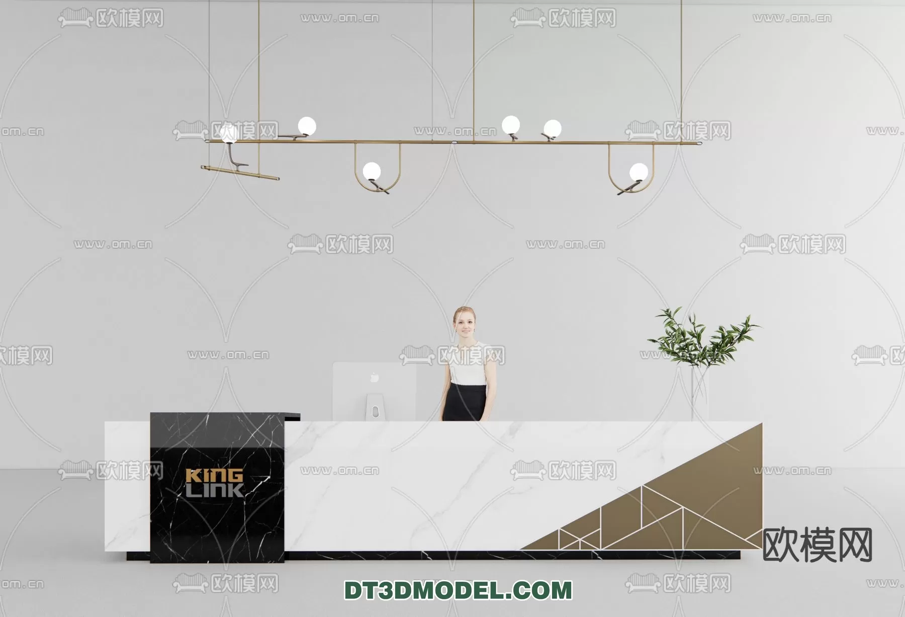 RECEPTION 3D MODEL – MODERN STYLE – 085