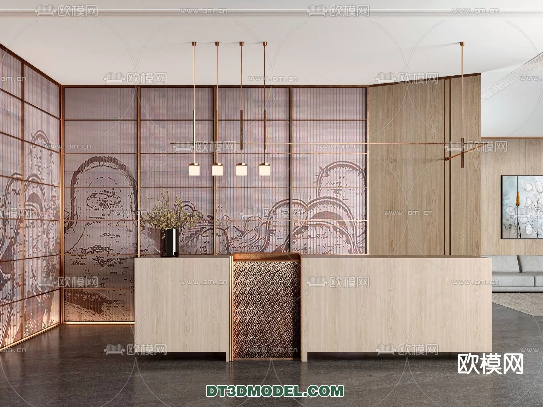 RECEPTION 3D MODEL – MODERN STYLE – 099