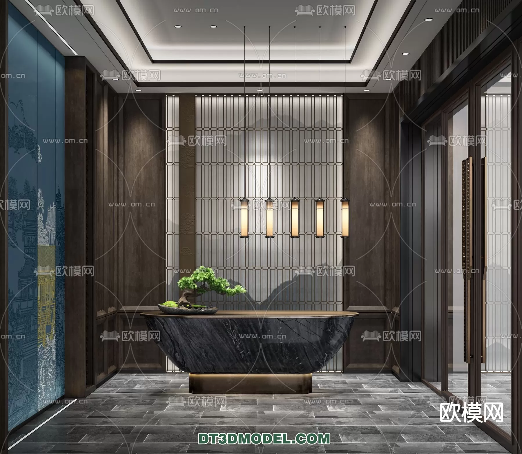 RECEPTION 3D MODEL – MODERN STYLE – 100