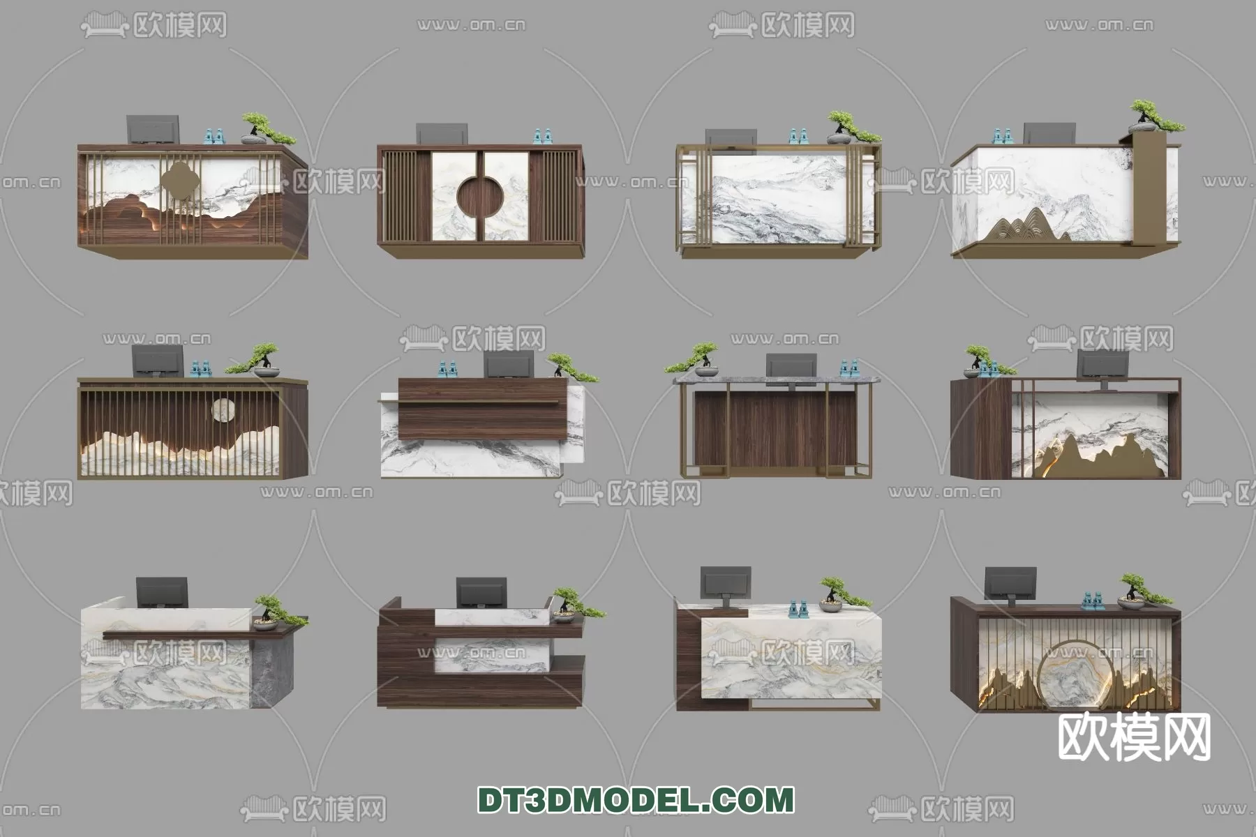 RECEPTION 3D MODEL – MODERN STYLE – 110