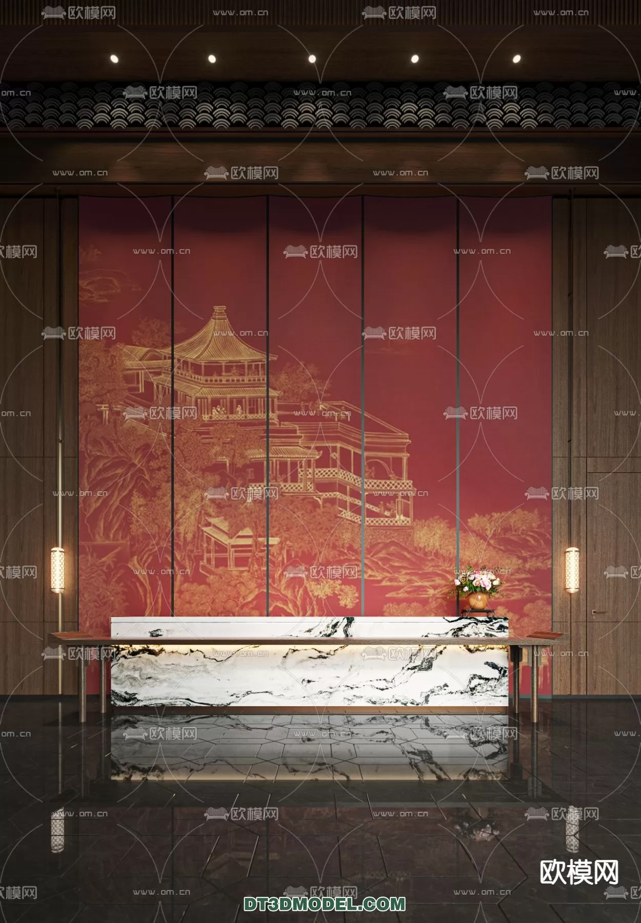 RECEPTION 3D MODEL – MODERN STYLE – 112