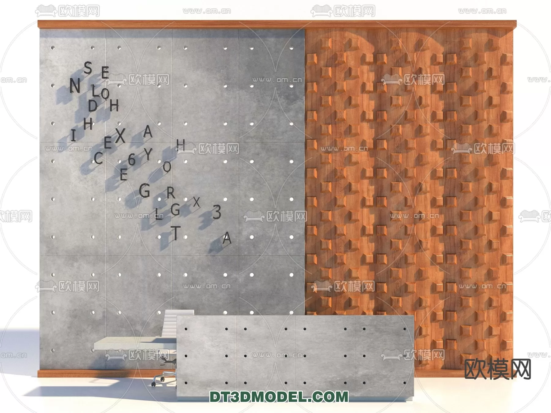 RECEPTION 3D MODEL – MODERN STYLE – 129