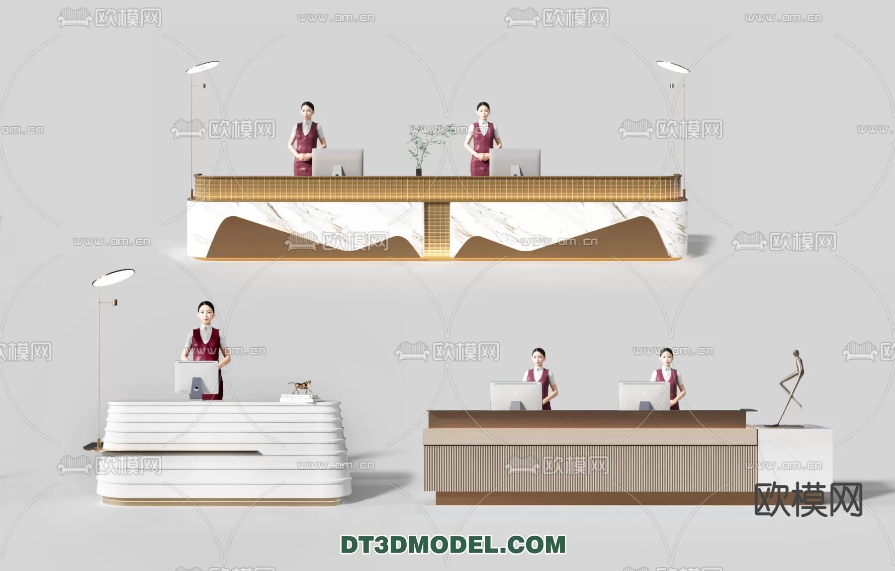 RECEPTION 3D MODEL – MODERN STYLE – 138