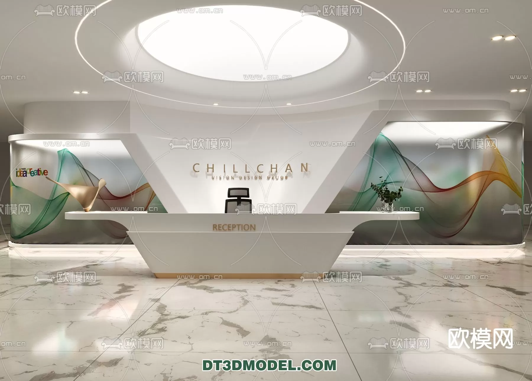 RECEPTION 3D MODEL – MODERN STYLE – 139