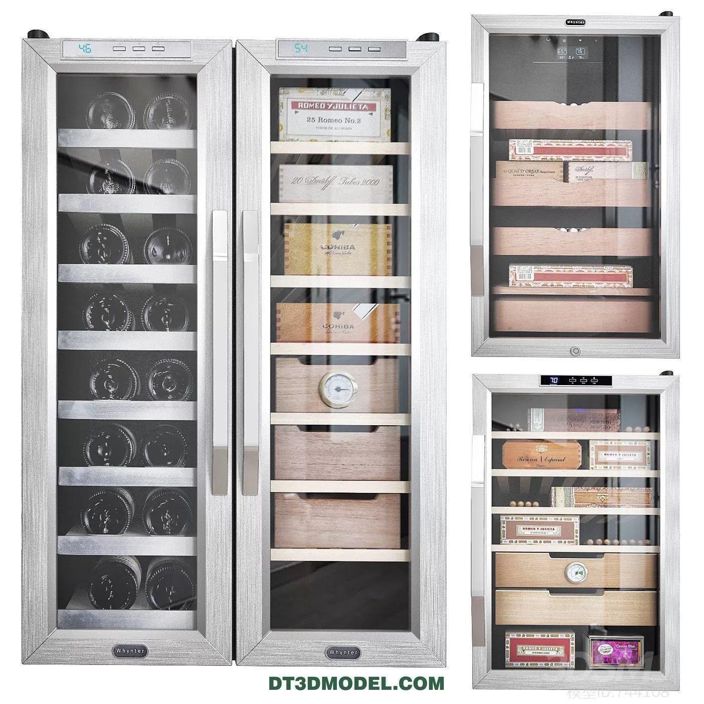 WINE CABINET – MODERN – 3D MODELS – 0001