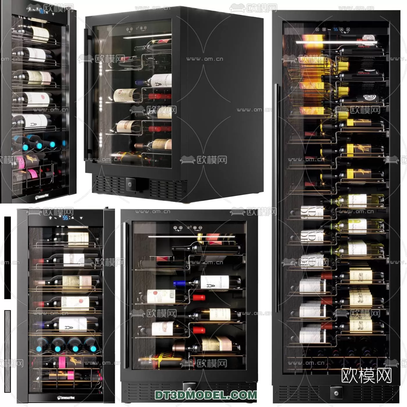 WINE CABINET – MODERN – 3D MODELS – 0006