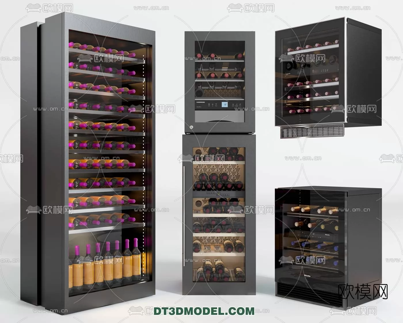 WINE CABINET – MODERN – 3D MODELS – 0009