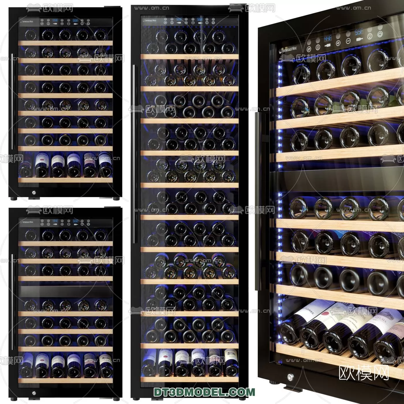 WINE CABINET – MODERN – 3D MODELS – 0010