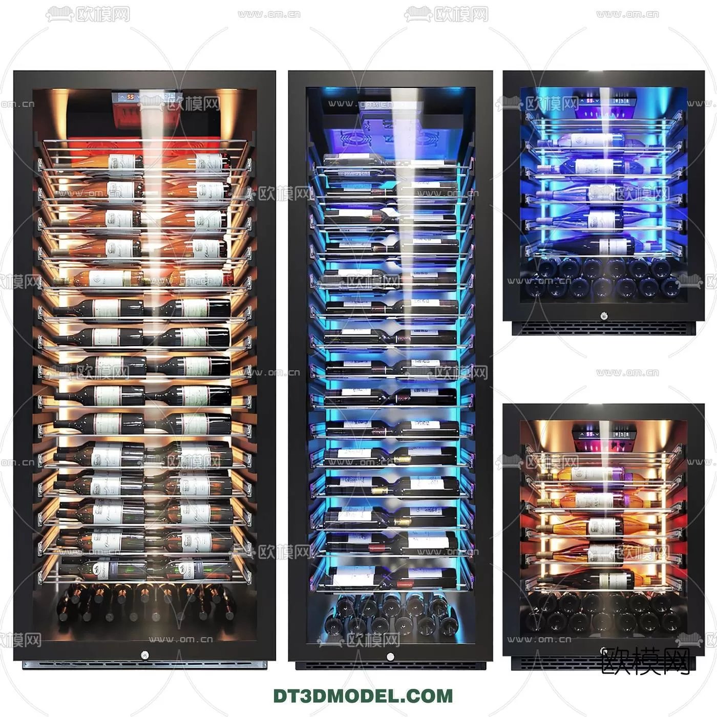 WINE CABINET – MODERN – 3D MODELS – 0011