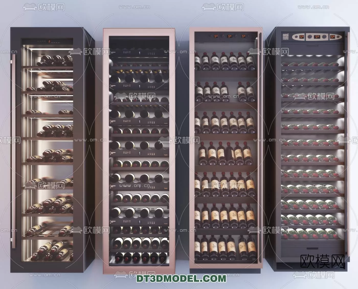 WINE CABINET – MODERN – 3D MODELS – 0012