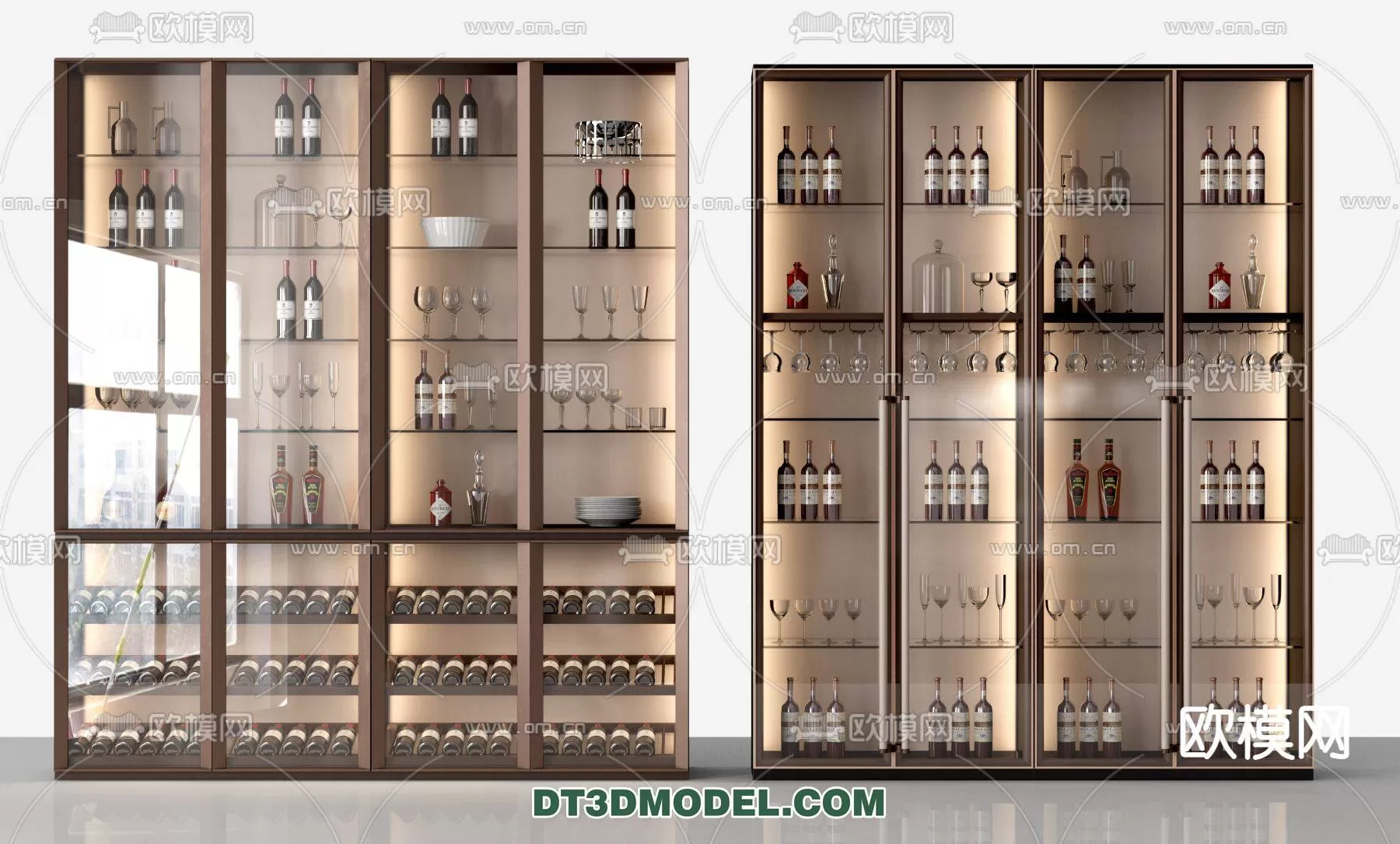 WINE CABINET – MODERN – 3D MODELS – 0032