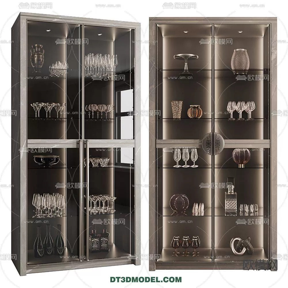 WINE CABINET – MODERN – 3D MODELS – 0033