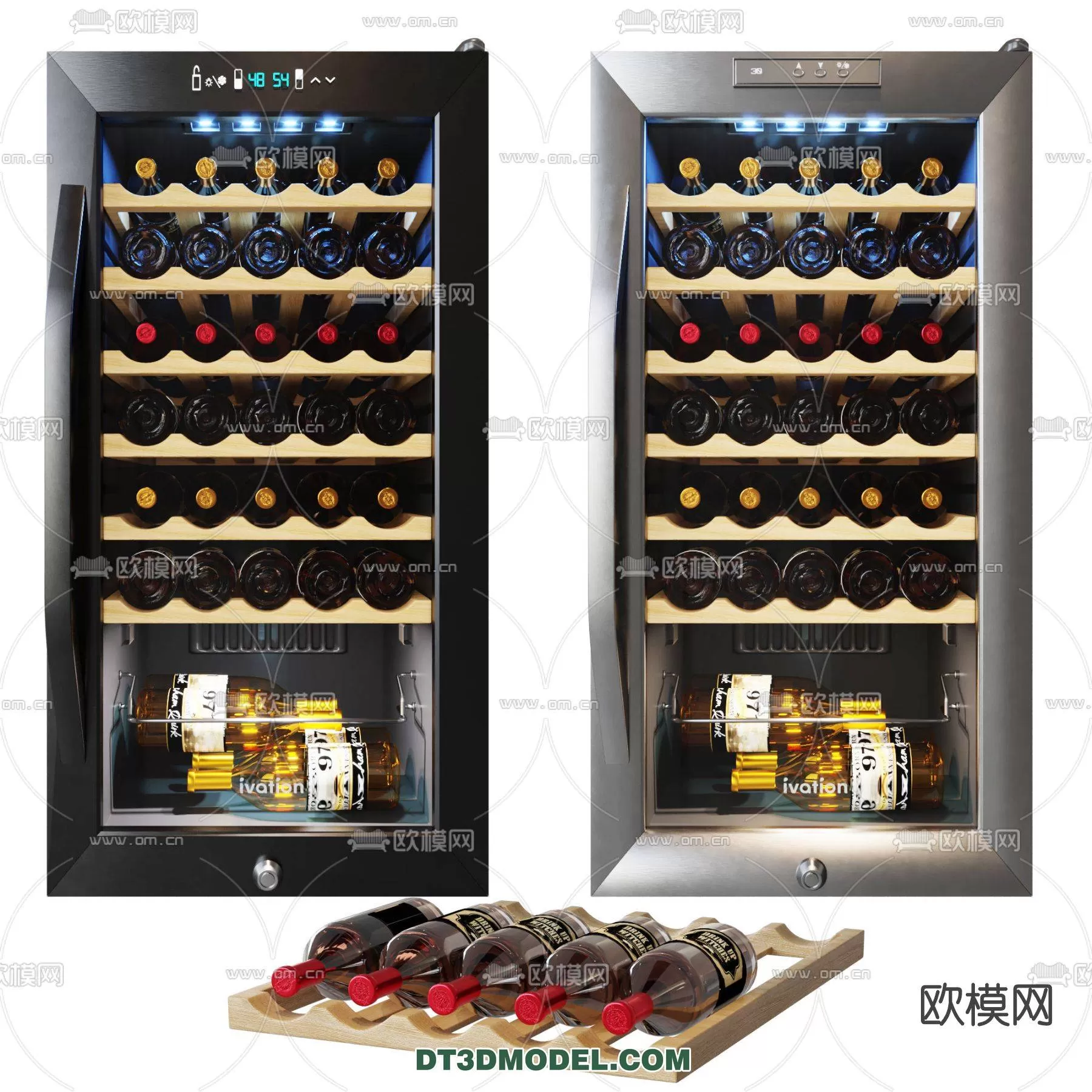 WINE CABINET – MODERN – 3D MODELS – 0037