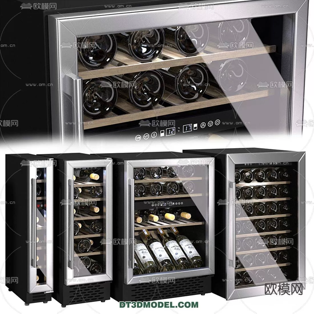 WINE CABINET – MODERN – 3D MODELS – 0038