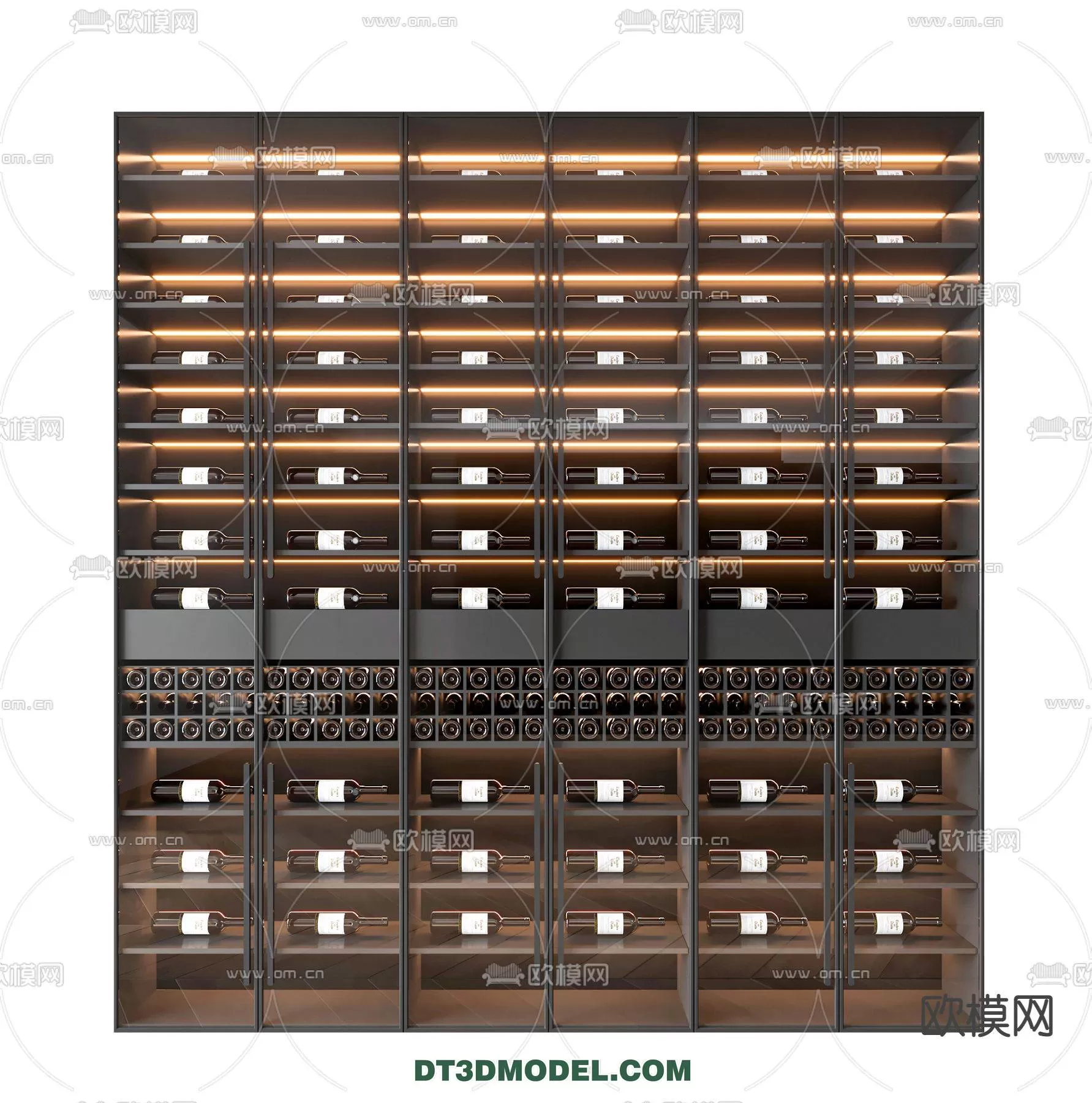 WINE CABINET – MODERN – 3D MODELS – 0041
