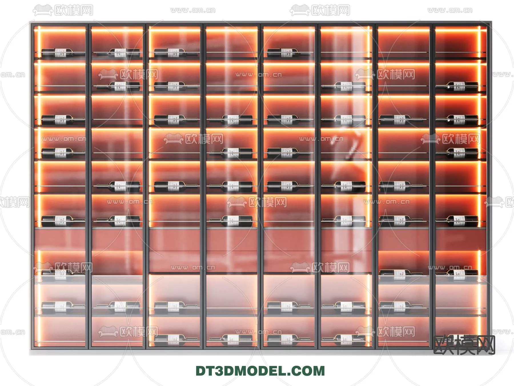 WINE CABINET – MODERN – 3D MODELS – 0042