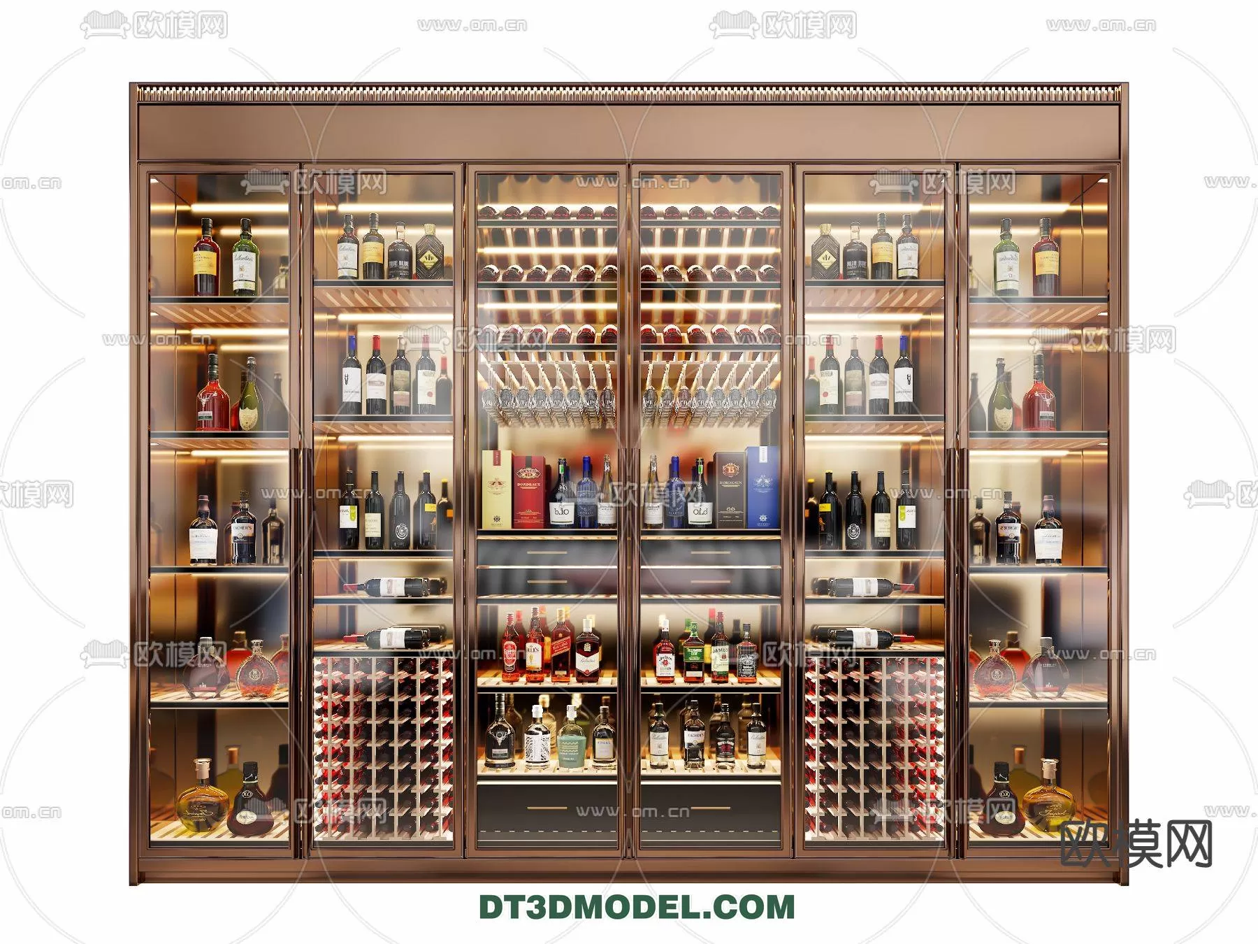 WINE CABINET – MODERN – 3D MODELS – 0057