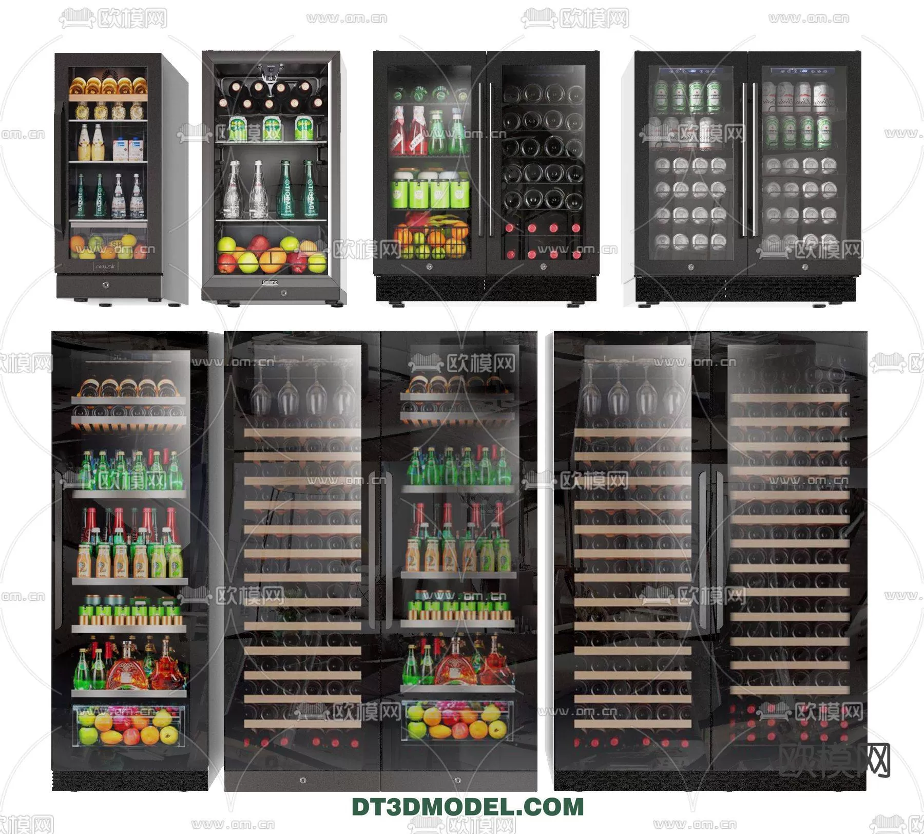 WINE CABINET – MODERN – 3D MODELS – 0066