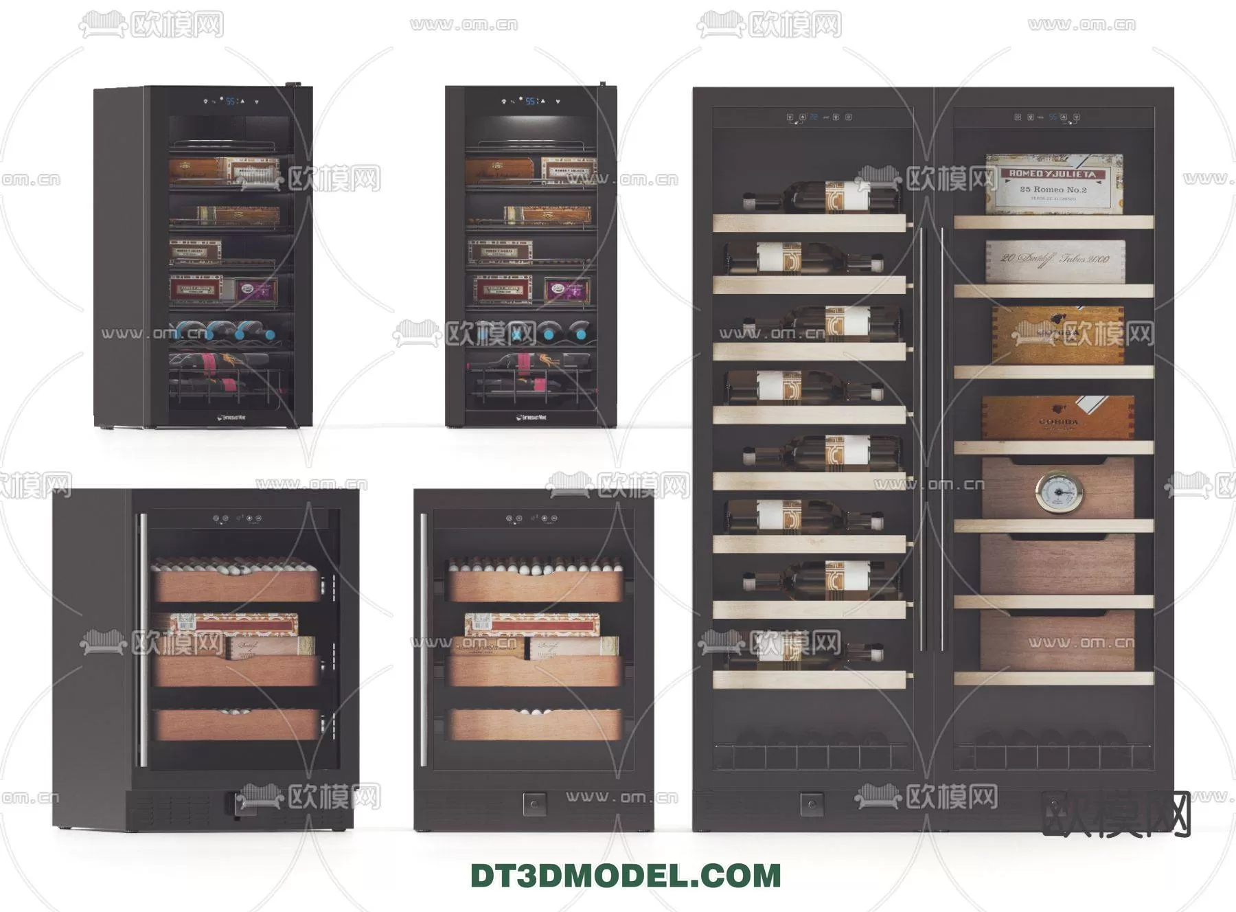 WINE CABINET – MODERN – 3D MODELS – 0072